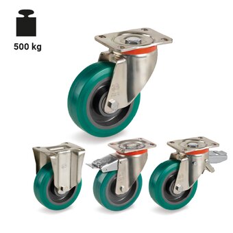 TR-62NY-P-Ruote con supporti per carichi pesanti